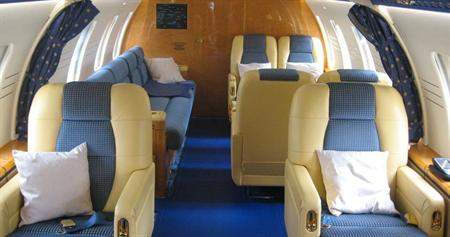 Challenger 604 - фото салона